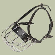 Wire Basket Dog Muzzle for small dog breeds