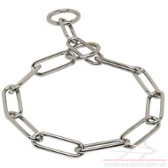 Steel Dog Choke For Training And Correction | Dog Chain Collar