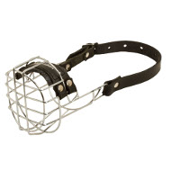Wire Large Basket Dog Muzzle for Cocker Spaniel
