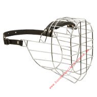Wire Large Basket Dog Muzzle for Rottweiler
