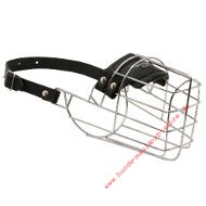 Large Wire Basket Dog Muzzle for Collie