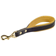 Short dog leash with handle