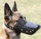 Leder Maulkorb Malinois für Spaziergänge