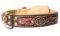 Exclusive Nappa Padded Handmade Leather Dog Collar, Brown