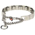 Neues TECH EDELSTAHL Dressur Halsband 48 cm