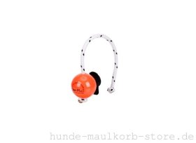 Oranger Magnetball für Hundesport mit Top-Matic Power Clip