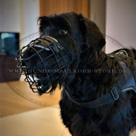 Basket Muzzle for Riesenschnauzer