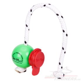 Grüner Top-Matic FUN MINI Ball mit Maxi Power-Clip