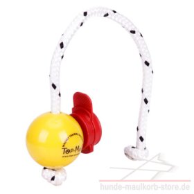 Fun Ball Mini SOFT gelb mit rotem Magnet-Clip Top-Matic