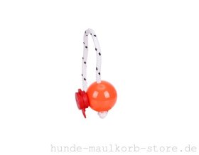 Oranger Top-Matic Fun-Ball mit rotem Power-Clip