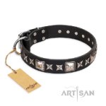 Phantastisches Lederhalsband von Artisan FDT "Space Walk"