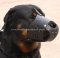 Leder Maulkorb Rottweiler | Ledergepolsterter Hundemaulkorb M51