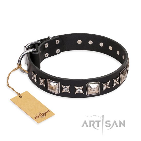 Phantastisches Lederhalsband von Artisan FDT "Space Walk"