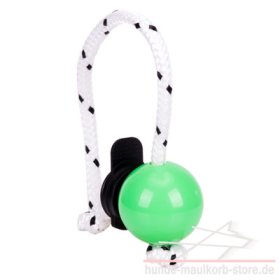 Top-Matic Fun Ball Mini grün für Kleinhund und Junghund mit Magnet