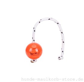 Oranger Top-Matic Fun-Ball mit rotem Power-Clip