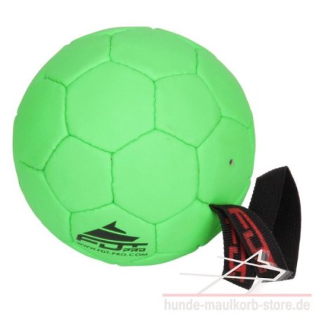 Grünes Spielzeug Hundeball für große Hunderassen, 15 cm