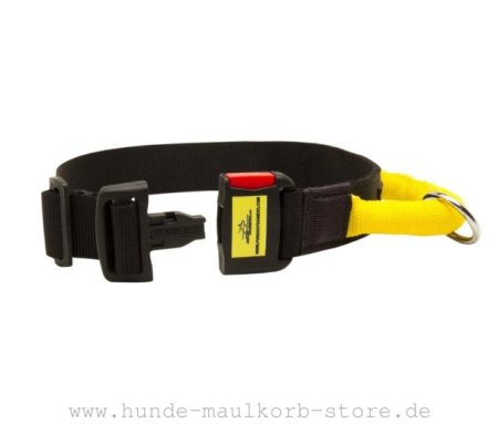 Moskauer Wachhund Hundehalsband aus Nylon mit Schnellverschluss