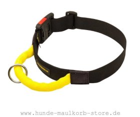 Strapazierfähiges Hundehalsband aus Nylon mit Schlaufe für Diensthunde