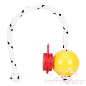 Fun Ball Mini SOFT gelb mit rotem Magnet-Clip Top-Matic