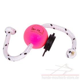 Rosa Fun-Ball Super Soft mit Multi Power-Clip für Welpen