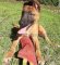 Training Dummy für Malinois aus French Linen mit 2 Griffen