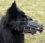 Malinois Hunde Maulkorb Metall |Bestseller Drahtmaulkorb Gepolstert