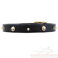 Rockers Stil Halsband Leder