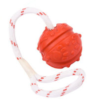 Hundeball Gummi für Zahnpflege, 7cm | Aromatisiertes Spielzeug