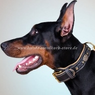 Halsband Leder Breit 2020| Dobermann Halsband Geflochten ✻✻