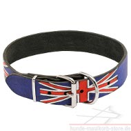 Hundehalsband mit Flagge Union Jack, Britisches Hundehalsband