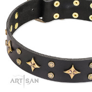 Bezauberndes Lederhalsband von Artisan FDT 