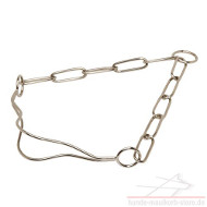 Show Collar for Dog | Chrome-Plated Dog Chain