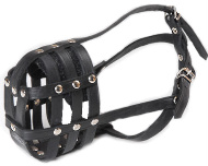Leather Muzzle with Perfect Ventilation ❶