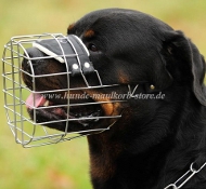 Rottweiler Bester Draht Maulkorb für Hund | Perfekter Beisskorb