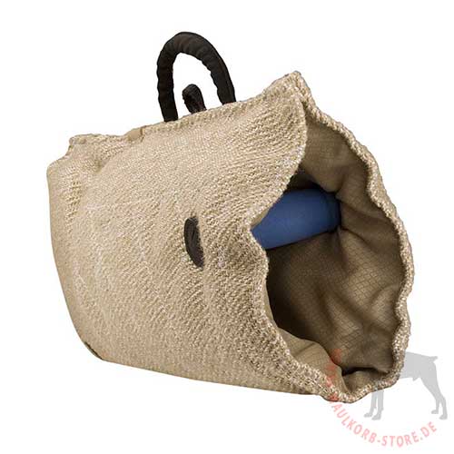 Jute Bite Pillow for Advanced Puppy Training 