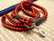 Cord nylon dog training leash for large dogs