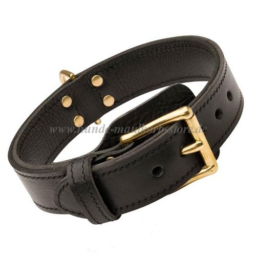 Leather Dog Collar for Rottweiler