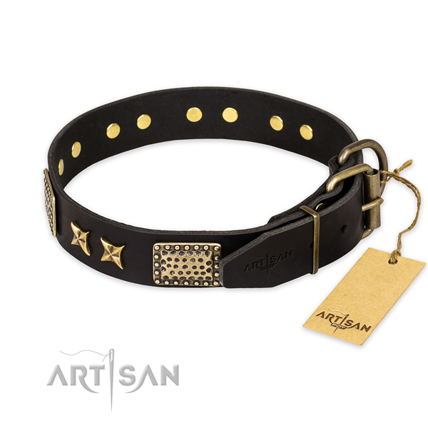 Designer Lederhalsband FDT Artisan