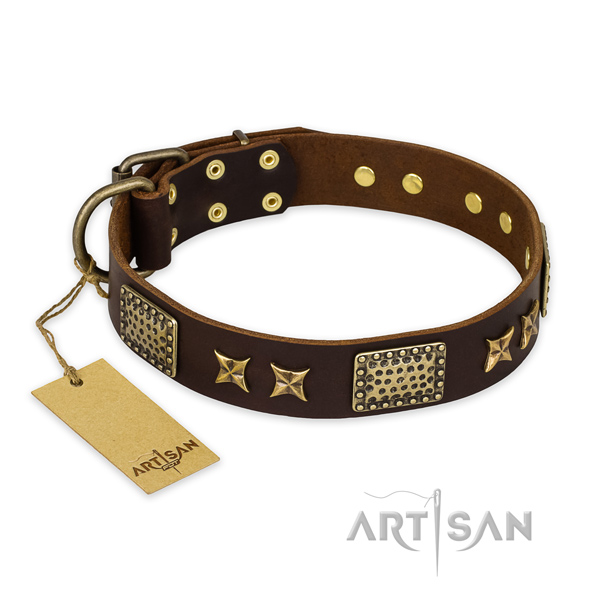 exklusives Lederhalsband von FDT Artisan