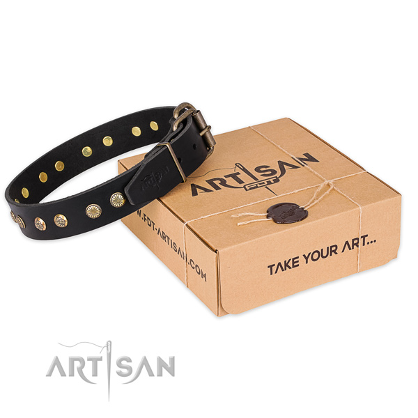 FDT Artisan Lederhalsband breit