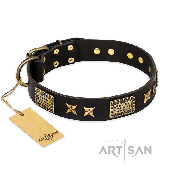 originelles Lederhalsband von FDT Artisan