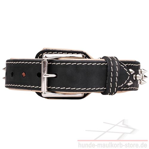 bequemes Halsband aus Fettleder 