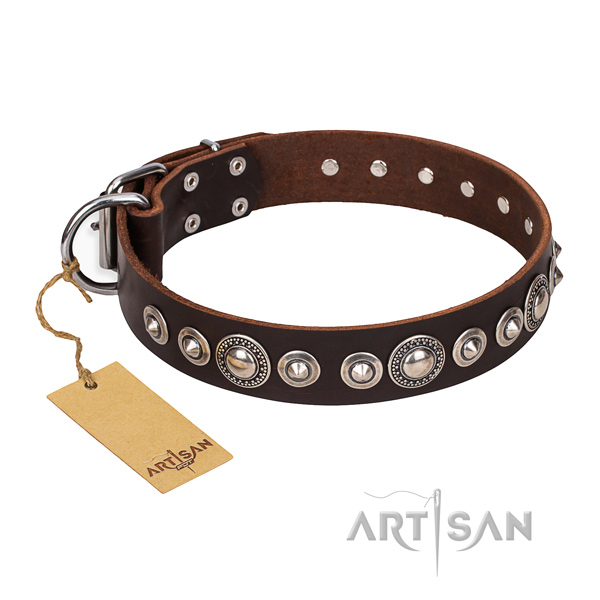 FDT Artisan braunes Lederhalsband