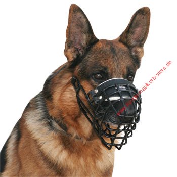 cage dog muzzle for Shepherds