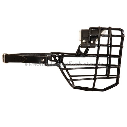 wire basket dog muzzle for bull terriers