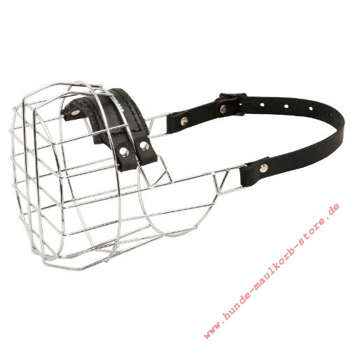 Large Wire Basket Dog Muzzle for Boxer