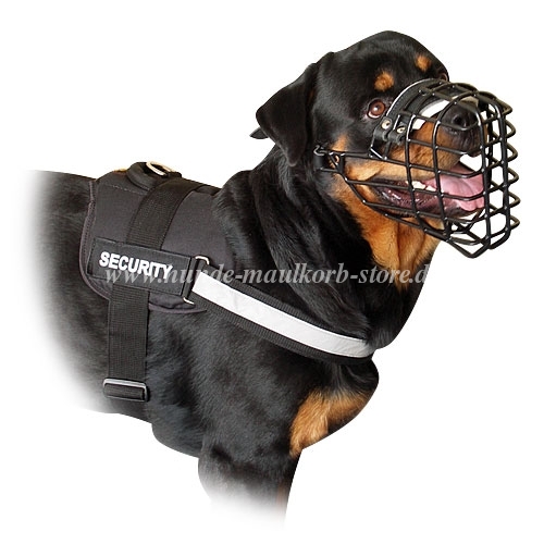 Rottweiler Nylon reflective multi-purpose dog harness K9