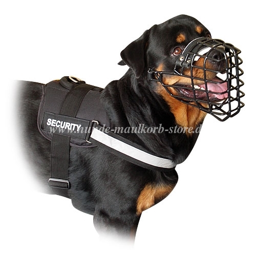 Reflektierendes Rottweiler Geschirr aus Nylon Superqualität!