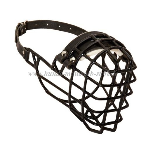 Wire Dog Muzzle for Doberman, Winter Cage Muzzle 2020