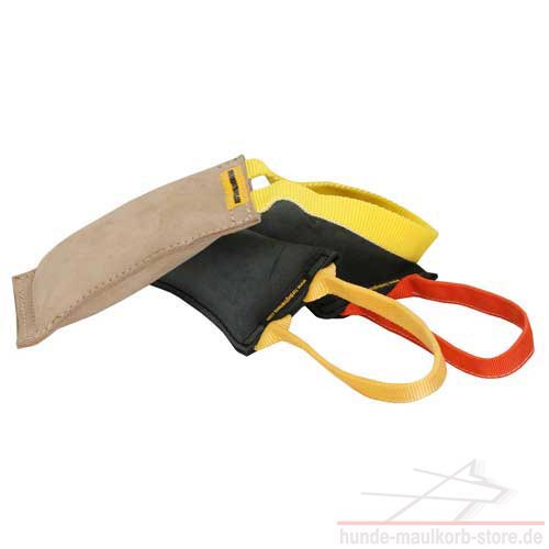 leather bite tug for dog training TE47